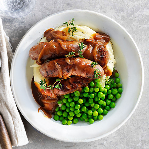 Pork Chipolatas & Mash